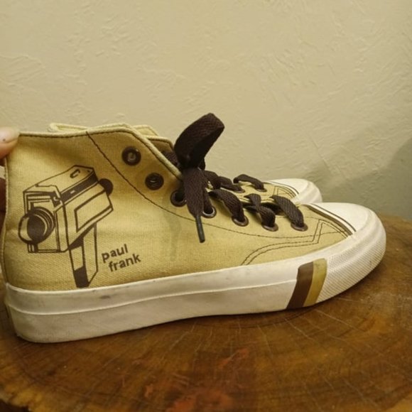 Paul Frank Shoes - Paul Frank converse style tan sneakers